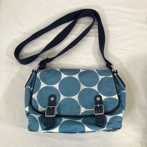 Boden Polka Dot Canvas Crossbody Bag